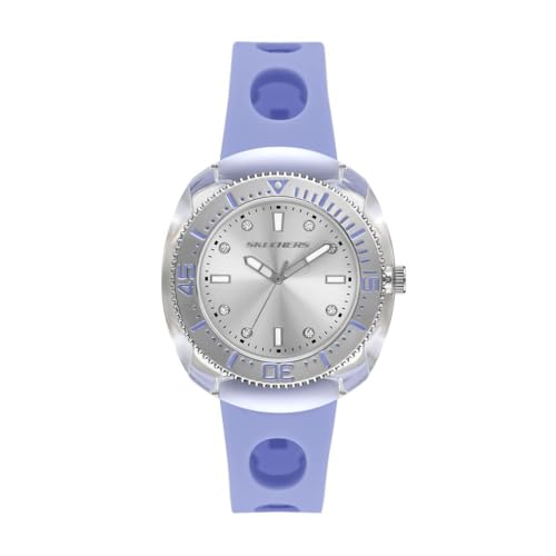 Image of Skechers Redondo Metal and Silicone Watch for Women