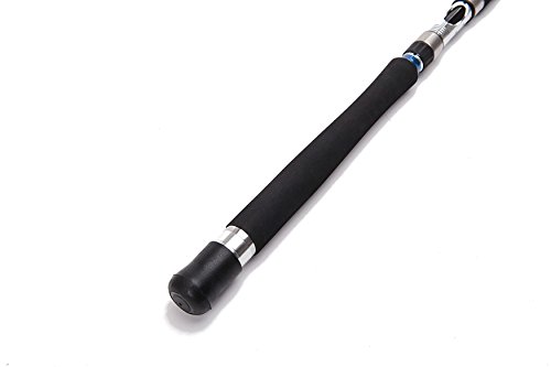 E Series - Caña de Pescar Spinning Portátil de Grafito Conqueror de 3 Piezas Caña Pesada Spin (30-50 Lbs, Garantía Limitada de 1 Año) miniatura 6