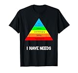 Funny Psychology Shirt Hierarchy Of Needs Psych Major Gift