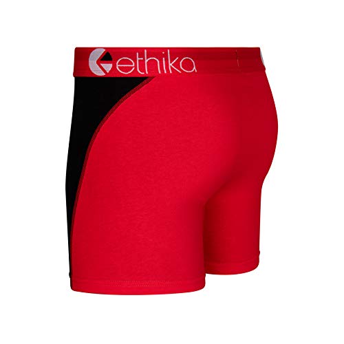 Ethika Mens MID Boxer Brief | *Solids* Red OG2