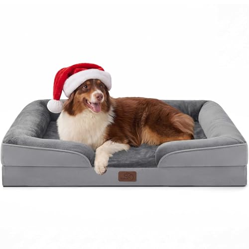 Bedsure Orthopedic Dog Beds Large Sized Dog - Washable Large Dog Cat Bed Waterproof, Comfort Dogs...