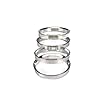 Anelli Di Centraggio 4pcs anelli mozzo in alluminio for auto anelli centrici mozzo foro ruota 60.1-58.1 73.1-58.1 73.1-59.1 73.1-59.5 67.1-59.6 73.1-59.6 72.5-70.1mm Anelli Centraggio(60.1-58.1mm) #1