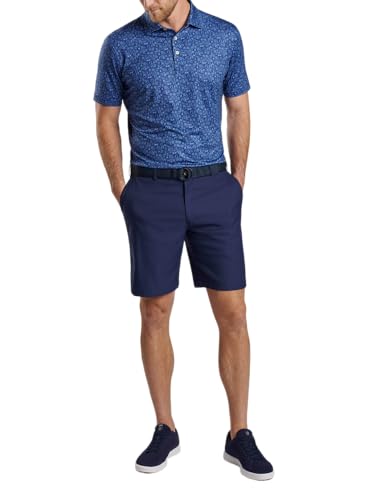 PETER MILLAR Men's Carolina Shag Performance Jersey Polo, Sports Navy, Medium2