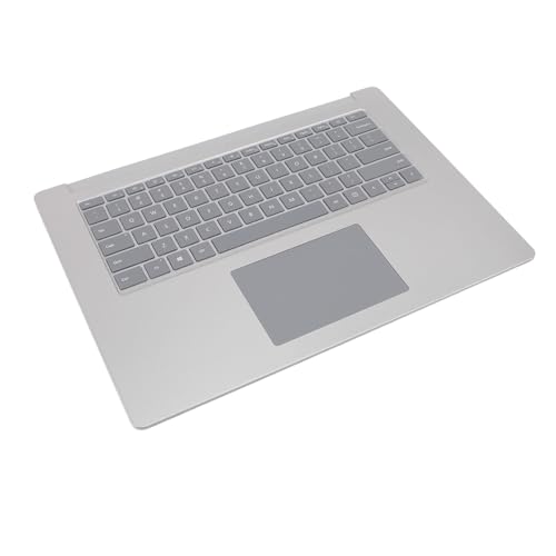 Reposamanos de metal y ABS para laptop de 15 pulgadas: repuesto plateado de calidad 4