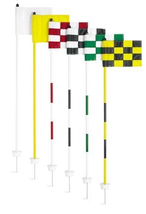 Cupless Jr. Flagstick Practice Green Marker / Checkered Flag Sets ...