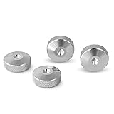 PrecisionGeek – Lautsprecher-Spikes-Pads | Set mit 4 Stück | (Ø 20 mm | 7mm Dicke | Aluminium)