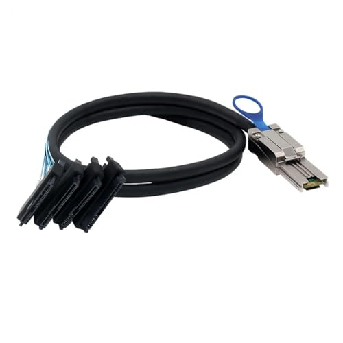 S-AS 8088 Turn 4SFF-8482 29+15P Cable SATA para Disco Duro