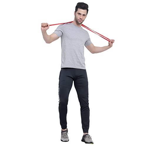 BLUE STAR SHARK Men's Slim Fit Track Pants – Joggers for Running, Gym, Sports, and Casual Wear | Multipurpose Activewear Lower for Men & Boys | Stylish Summer Trousers & Night Pants