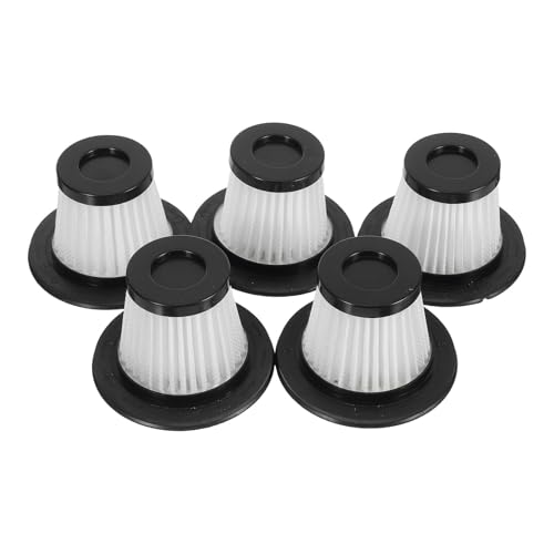 Mikikit 5 piezas Filtro Hepa Lavable y Reutilizable para Aspiradora Inalámbrica de Coche Repuesto Estructura Multilayer para Filtración y Captura de Polvo Compatible con Aspiradoras de