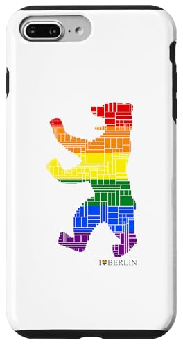 �x�������f�U�C�� - �x�������x�A - I Love Berlin �X�}�z�P�[�X iPhone 7 Plus/8 Plus �p