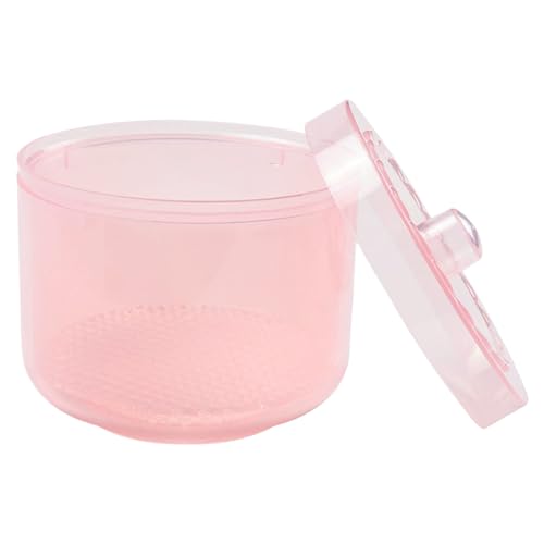 Esterilizador para herramientas de uñas | Bandeja esterilizadora para herramientas | Bandeja portátil con doble filtro para limpieza de estación de manicura de viaje puntas y pinzas, Rosa,