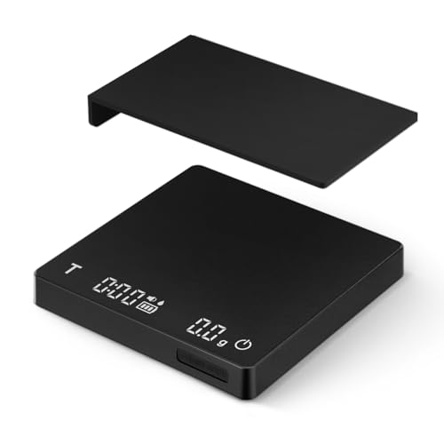 Comparison: Best Scales For Espresso 5 MHW-3BOMBER Mini Coffee Scale with Timer,Rechargeable Espresso Scale with Gravity Sensing,2kg/0.1g Precision Scale for Espresso&Pour-Over Coffee,Portable Digital Kitchen Scale,Black ES6029B-OS