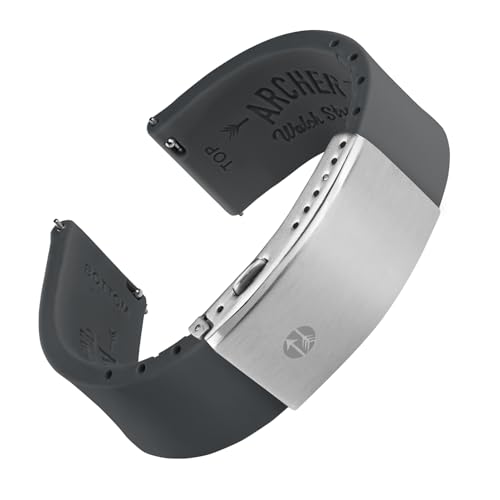 Bracelet de montre en silicone souple idéal pour le bureau et le sport