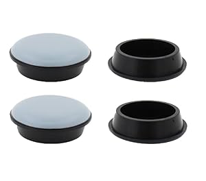 Lifeswonderful - 4x EasyMove PTFE Teflon Glider Furniture Castor Cups - Move Heavy Furniture & Recliners with Ease - 30mm