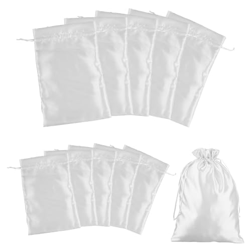 Hair Extension Tool Silk Stain Wig Storage Bag Hair Extension Bags with Drawstring Travel Pouches Bags Weft Carrying Storage Bags Gift Packaging