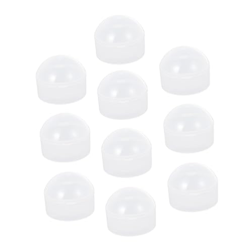 Yardwe 10Pcs Holder Case Transparent Storage Box Easy to Clean Clip Holder for Safe Storage for Moms The Go