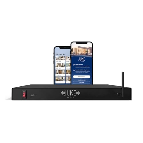 Juke+ | 6 Zone Audio Amplifier | 100 Watts per Channel | Multi-Room Audio System | Airplay 2 Spotify Connect Built-in Streaming