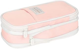 Cooja Pencil Case for Girls Large Capacity Pencil Cases with Compartments, Big Pencilcase for Kids Teenage School Stationary Office Storage Makeup Bag for Women Men, Pink