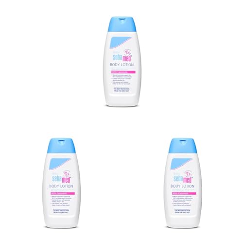 Image of Sebamed Baby Body Lotion|pH 5.5|Vegan|100 ml (Pack of 3)