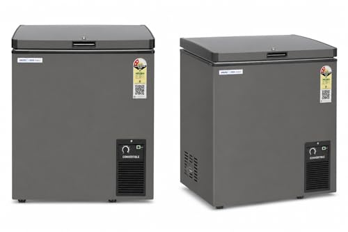 Image of Voltas Convertible Deep Freezer, Single Door, Top-Open, Grey, CVF191SA3-P-GE(2026 latest model),2 Star
