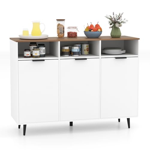 GIANTEX Sideboard Cabinet, 47' Kitchen Buffet...
