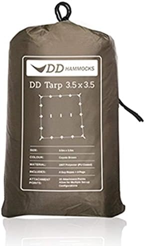 Amazon | DD Hammocks DD Tarp タープ 3.5 x 3.5 (コヨーテブラウン