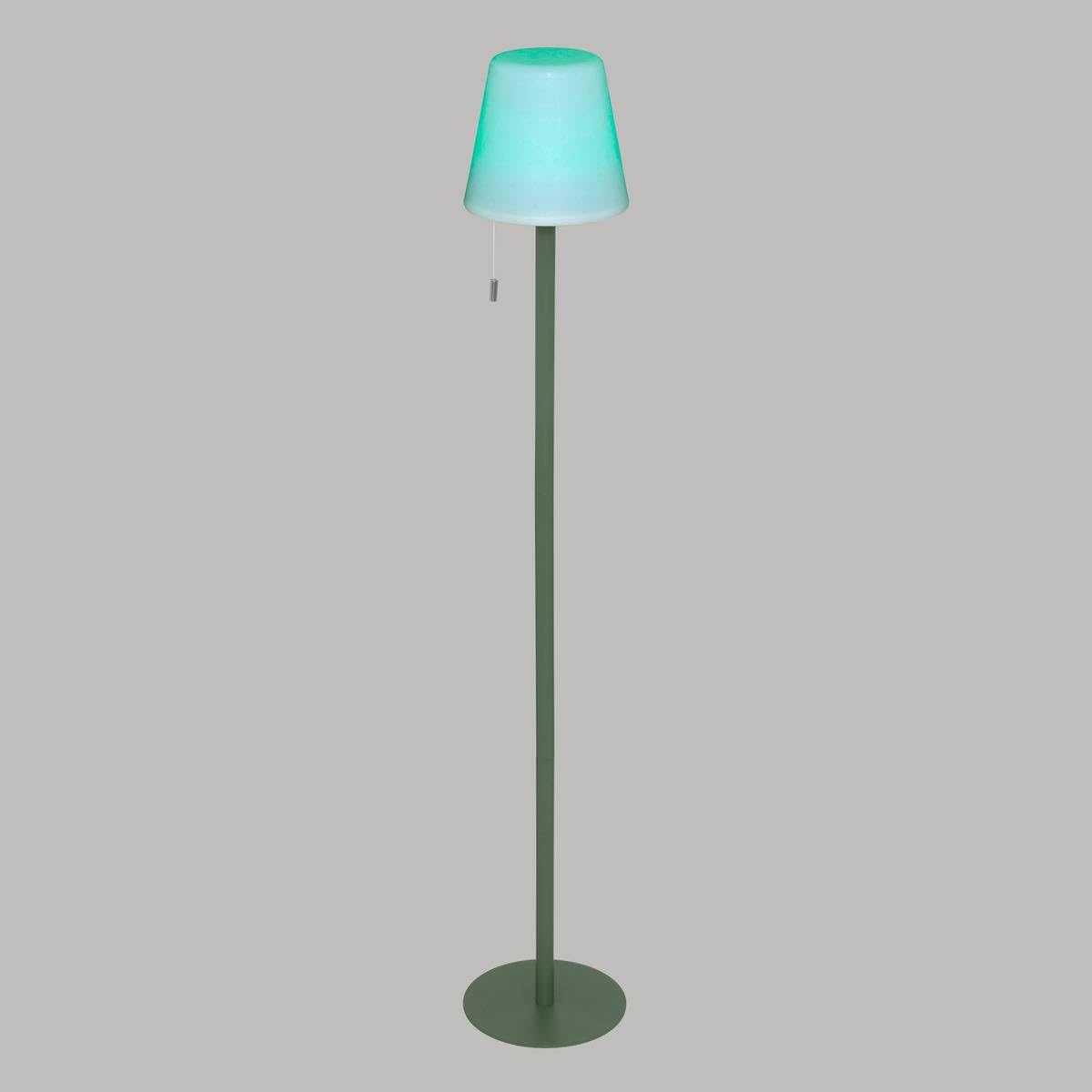 Atmosphera - Lampadaire d'Extérieur LED Zack H 108 cm - Sans Fil, Rechargeable, 3 Modes d'Éclairage, Multicolore - Pour Jardin, Terrasse, Balcon