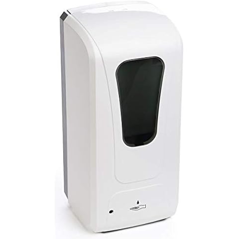 Automatic Soap Dispenser - Touchless Hand Soap Dispenser with Drip Tray - Battery Operated Liquid Soap Dispenser - Wall Mount Auto Soap Dispenser for Kitchen Sink, Bathroom, Restaurant, Hotel, School Cover