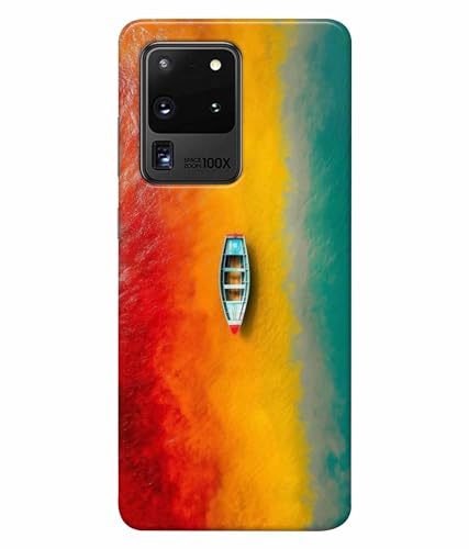 Image of Printed Hard Back Case Cover & Compatible for Samsung Galaxy S20 Ultra | Nature Vector Art (Multicolor) - D1207