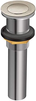 Moen 140780BN Bathroom Vessel Sink Pop-Up Drain Assembly, Brushed Nickel