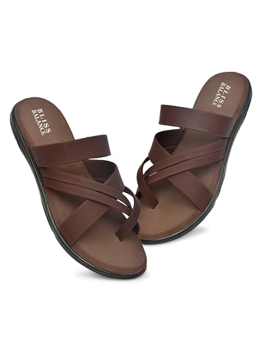 Image of Super Extra Soft Diabetic & Orthopedic Slippers /Doctor Chappal for Heel Pain Cushioned Lightweight Comfortable Stylish Flip-Flops Everyday Wear DailyUse For Men'sBB1017
