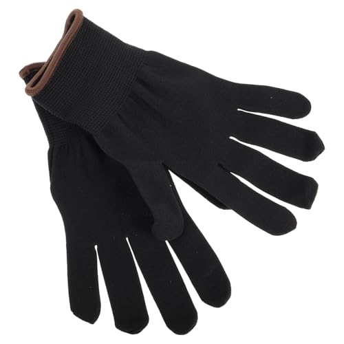 Hohopeti Guantes para Protección de Carrocería de Coche de Fibra Ultraadhesiva Flexibles y Ergonómicos para Aplicación de Vinilo y Film de Protección Automotriz Negro