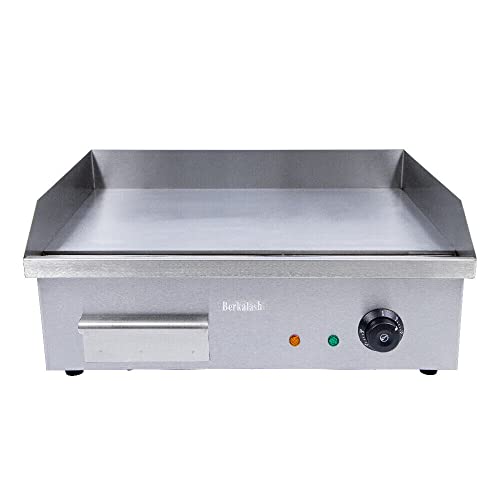 Electric Countertop Griddle, 3000W Teppanyaki Scoop Machine Countertop Multifunctional Electric Griddle 50-300 Degrees Celcius Commercial Electric Griddle