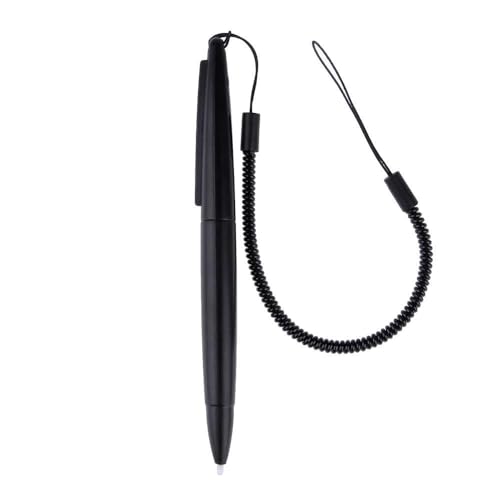 BoxWave Stylus Pen Compatible with Advantech TPC-155H - DirectSign Resistive Stylus, for Resistive Touchscreens Plastic Lanyard - Jet Black