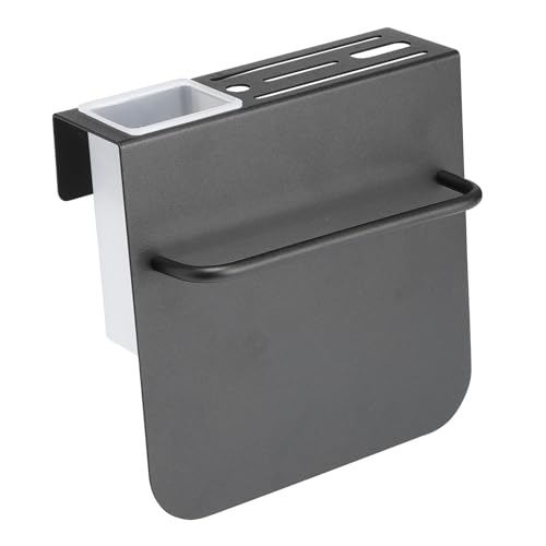 OUNONA Soporte de Inoxidable Organizador de Cocina Colgante Rack de Almacenamiento para Utensilios Incluye Soporte para Barra para Toallas