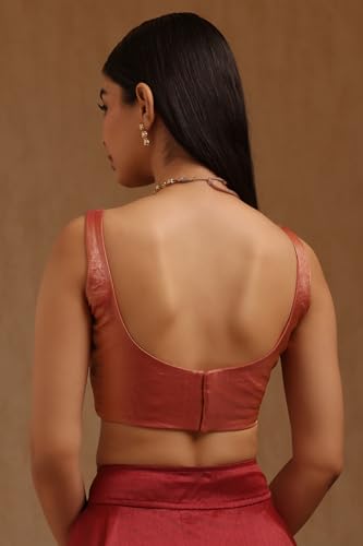 Image of Soch Women's Glass Tissue Sleeveless Blouse