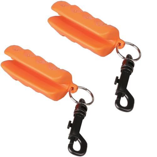 KRATARC Archery Arrow Puller Target Remover Gripper with Belt Clip (Orange-2pcs)