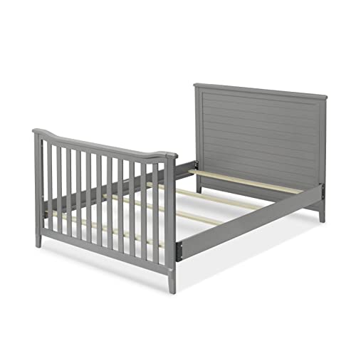 Image of Sorelle Furniture Toddler Rails and Full-Size Bed Adult Rails, Sorelle Wood Bed Rail & Crib Conversion Kit, Converts Sorelle Furniture Crib to Toddler Bed and Full-Size Bed, # 224 - Weathered Gray