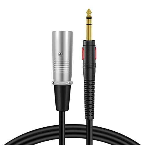 Tnp Xlr Male To 6.3Mm 1/4 Inch Trs Male Pro Audio Video Stereo Mic Cable (15 Ft), Gold Plated For Microphones, Powered Speakers, Stage, Dj, Studio Sound Consoles #TOP5