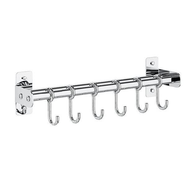 Colgante de Utensilios de Cocina, Colgante de Utensilios de Cocina, gestor de Colgante de Utensilios de Cocina de Pared de 40/50 cm, gestor de guía de Acero Inoxidable sin perforación,40cm