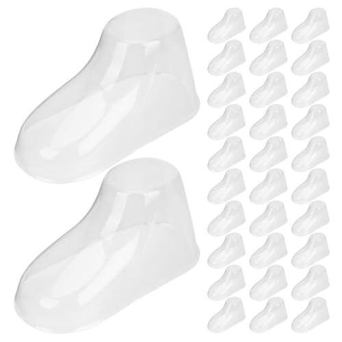 Ciieeo Présentoir Transparent pour Chaussures Bébé Modèles De Pieds Tout-Petits Support D'Affichage Pratique pour Et Chaussettes 4X4X4 Cm