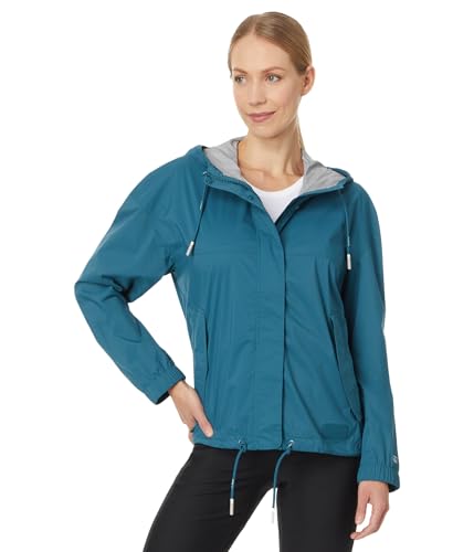 L.L.Bean Women's Wharf Street Rain Jacket Reg, Deepwater Blue