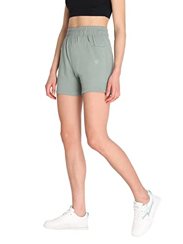 Image of CHKOKKO Women's Regular Cotton Regular Fit Plain Shorts for Women