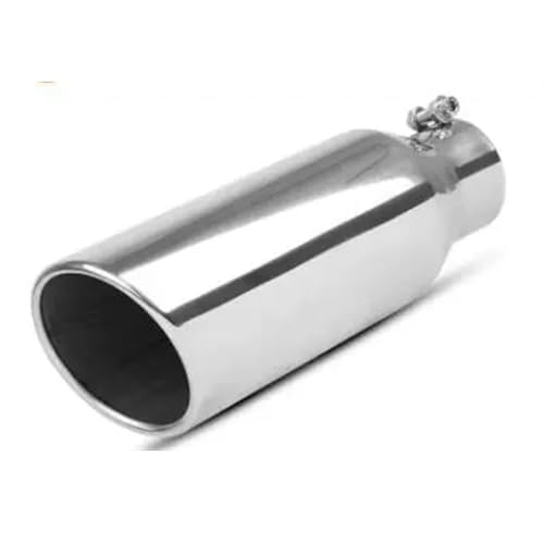 Embout echappement chrome noir brillant garniture de silencieux universelle