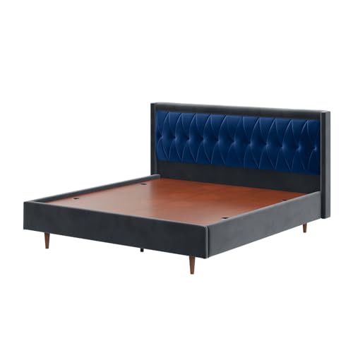 Image of Wakefit Asterion King Size Non Storage Upholstered Bed