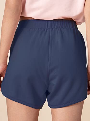 Image of NYKD Solid Cotton Shorts for Women with Pocket | Casual, Sports, Night Wear - NYK039