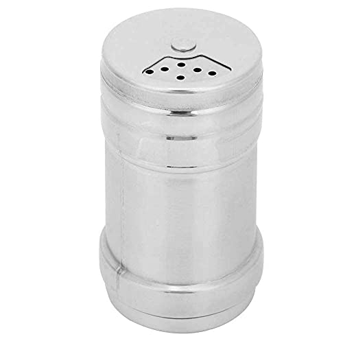 Salero y Pimentero, Salero de Acero Inoxidable Dispensador de Especias Botella Sazonadora con Orificios Ajustables para Verter Comino Sal Azúcar (M) Salero y Pimentero, Salero de Acero Inoxidable Dispensador de Especias Botella Sazonadora con Orificios Ajustables para Verter Comino Sal Azúcar (M)