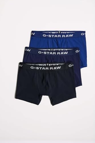 G-Star Herren Boxer Shorts 3 Pack Blue Tone, Mehrfarben (Mazarine Blue/Imperial/Lighting Blue D23773-D516-G162), M – Ansicht 5