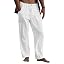 03-white Linen Pants