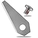 Produktbild ECENCE 9 Ersatz-Messer kompatibel mit Bosch Indego Connect + Schrauben 0,75mm 3g